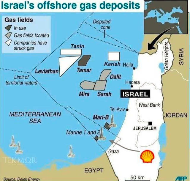 Energiereserven von Gaza