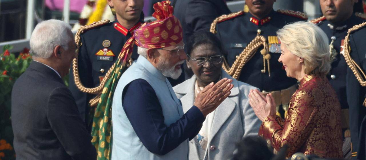 modi von der leyen 100